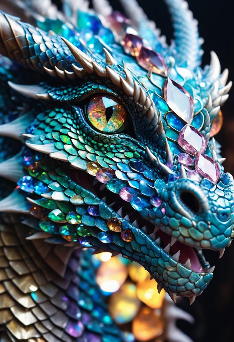 00043-A beautiful portrait photograph of a dragon with diamond and gemstone scales, opal eyes, cinematic, gem, diamond, crystal, fanta.png